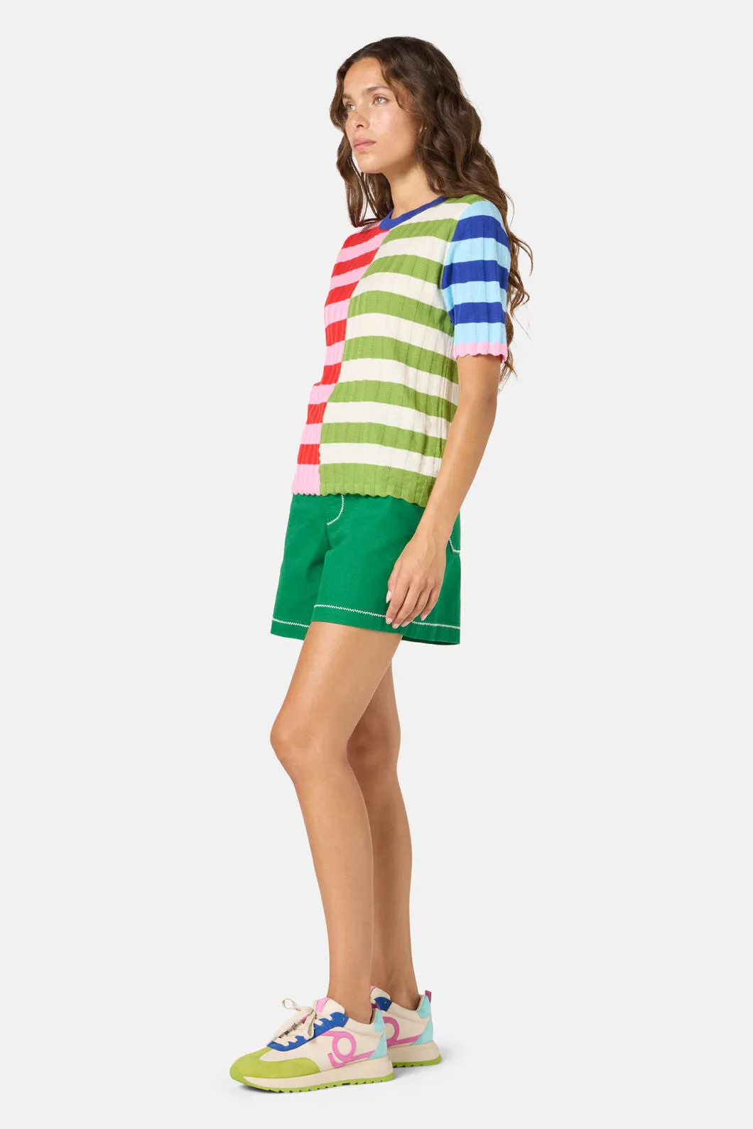 Stripe Pop Knit Top sold by gorman product image thumbnail 3