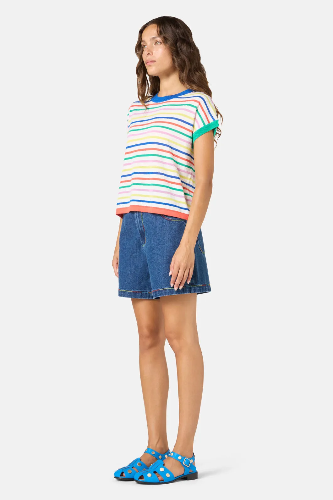 Line And Dandy Stripe Top sold by gorman product image thumbnail 3