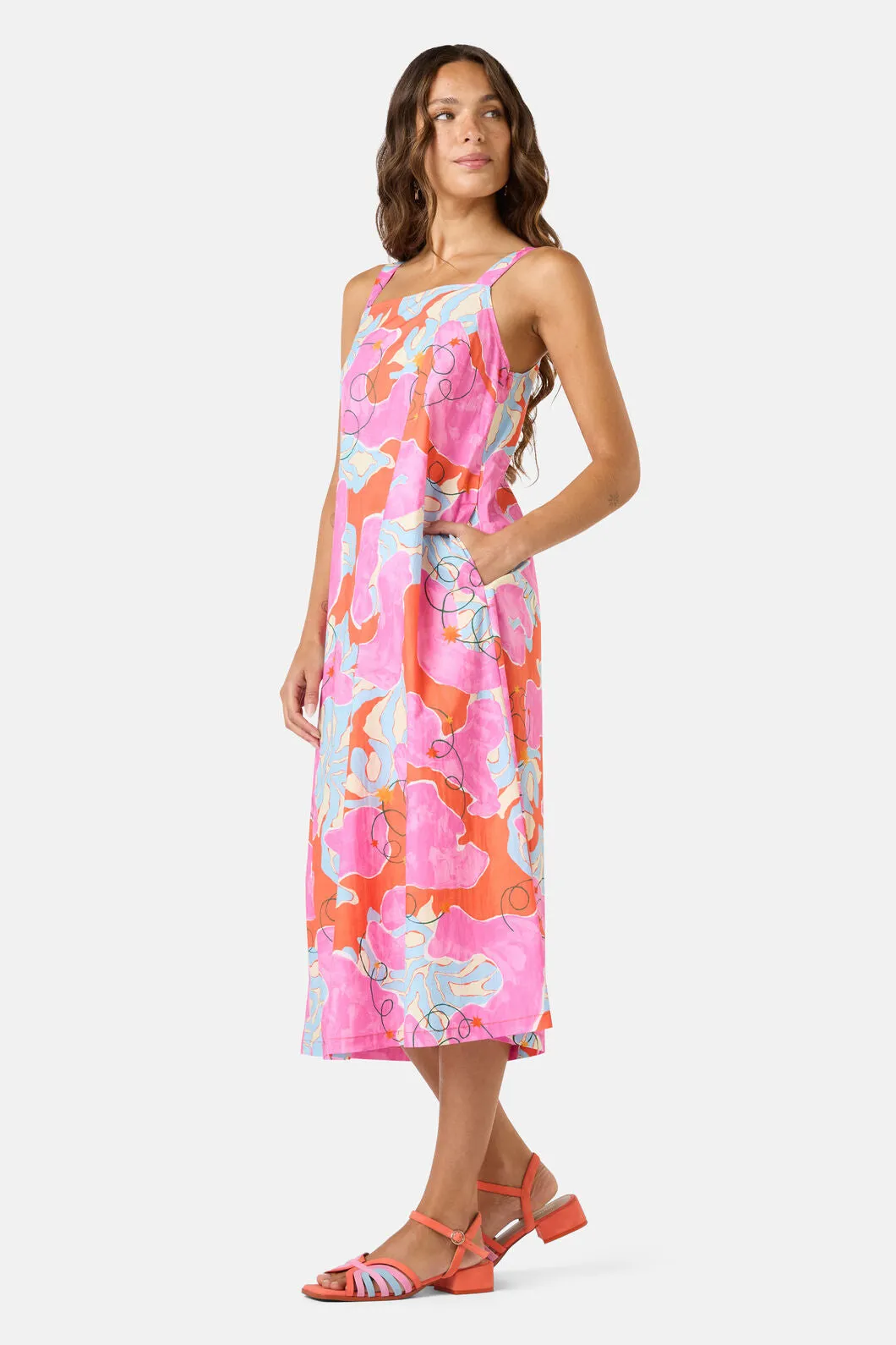 Fleur Rosa Print Midi Dress sold by gorman product image thumbnail 3