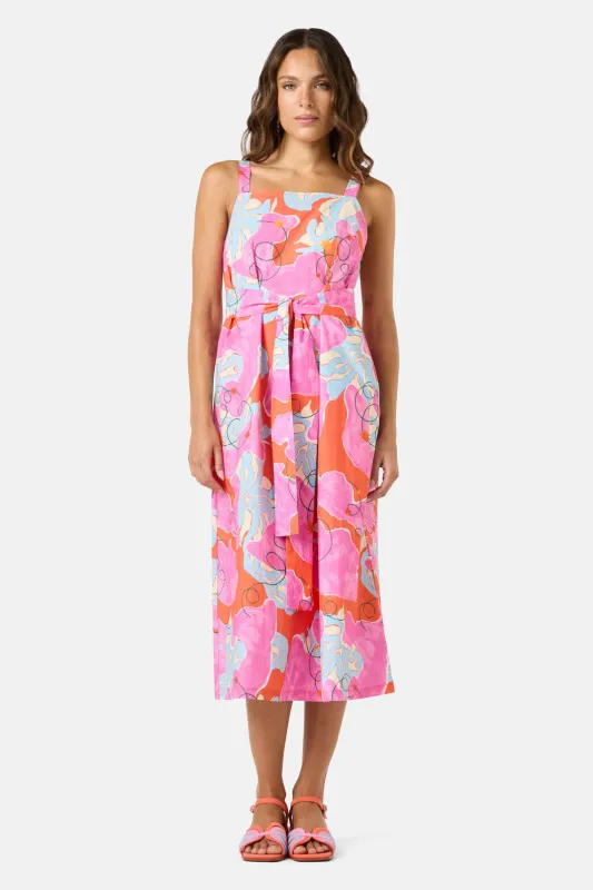 Fleur Rosa Print Midi Dress sold by gorman