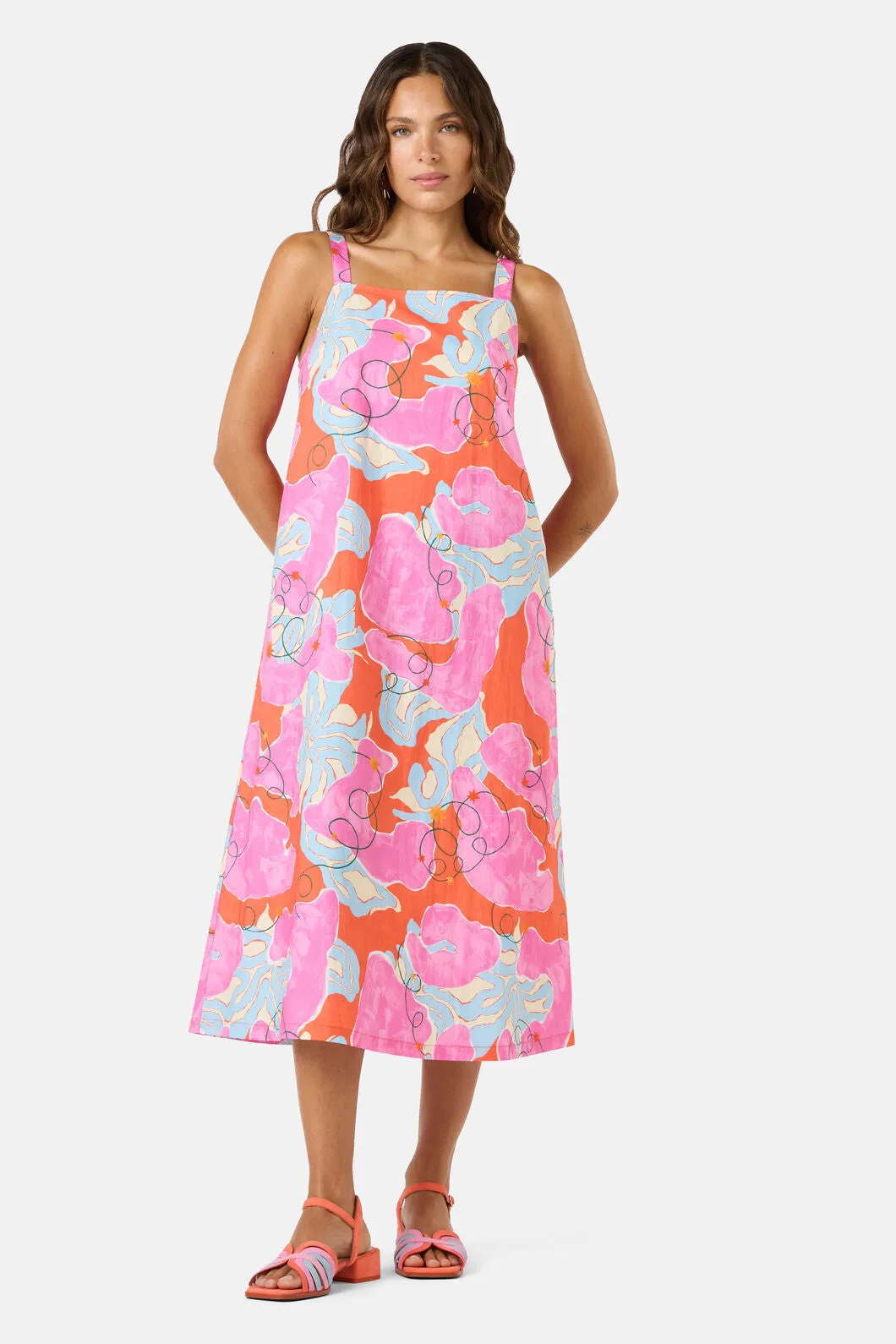 Fleur Rosa Print Midi Dress sold by gorman product image thumbnail 2