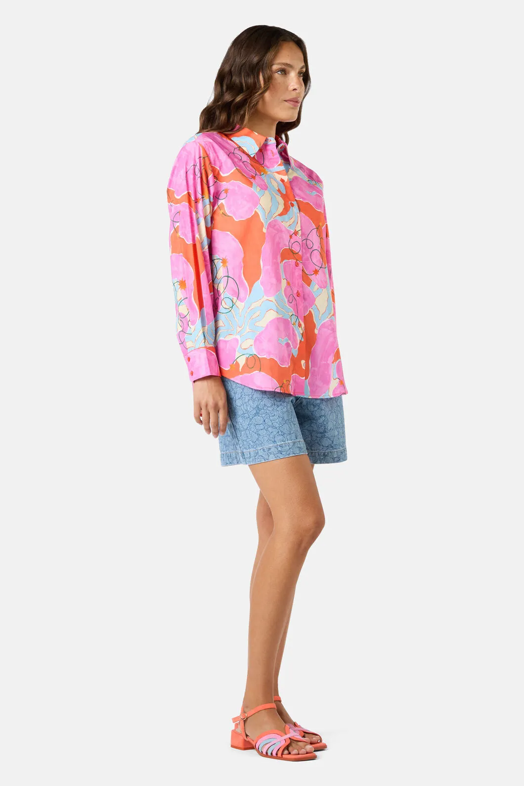 Fleur Rosa Print Shirt sold by gorman product image thumbnail 3