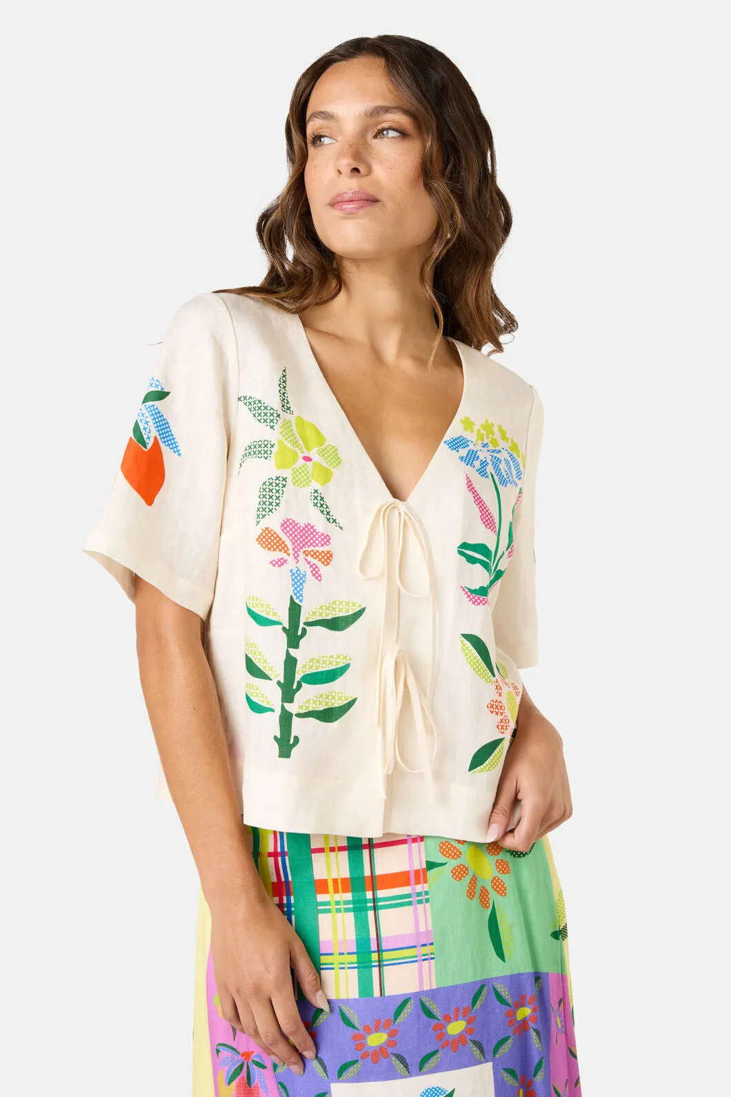 Stencil Garden Print Shirt sold by gorman product image thumbnail 5