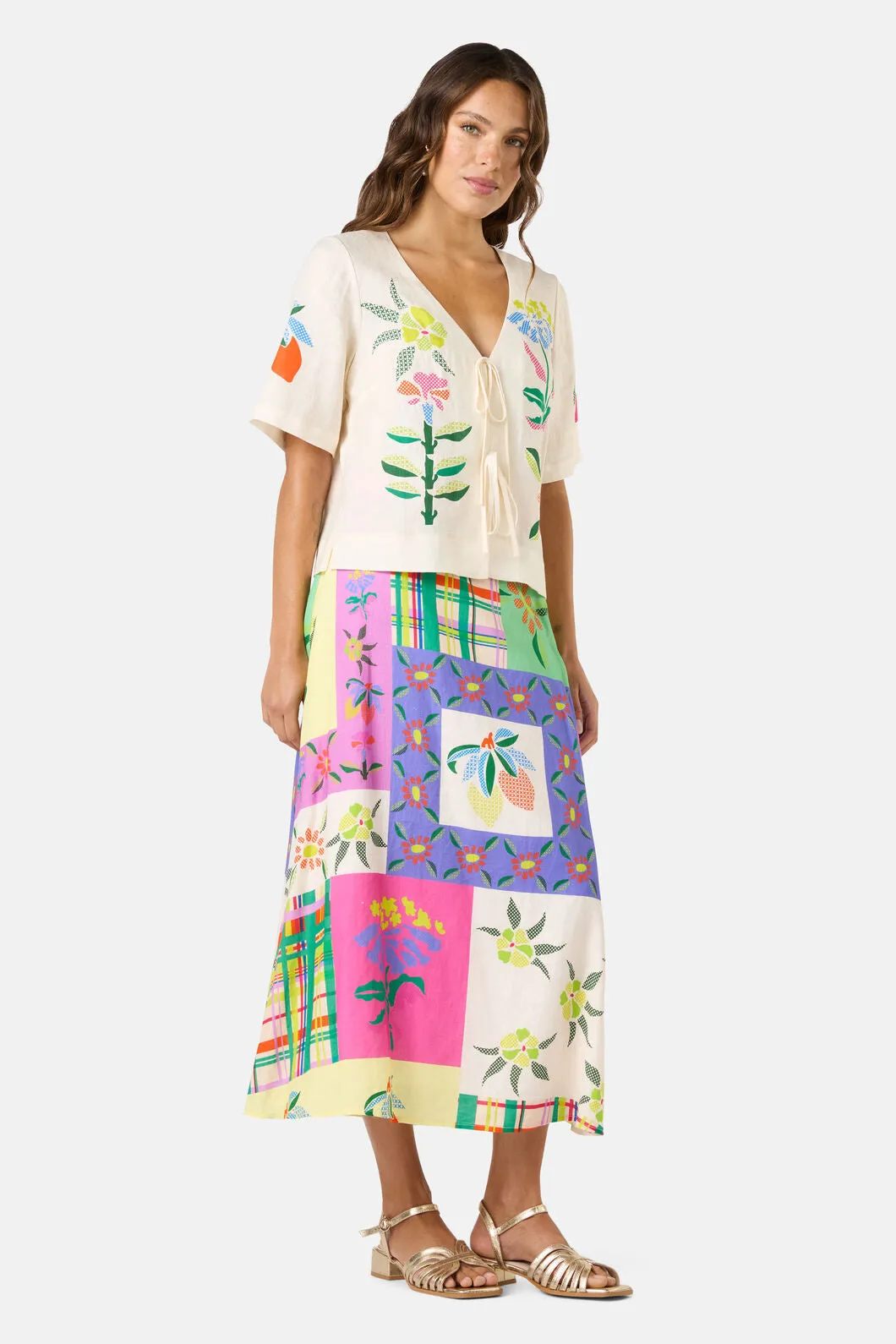 Stencil Garden Print Shirt sold by gorman product image thumbnail 3