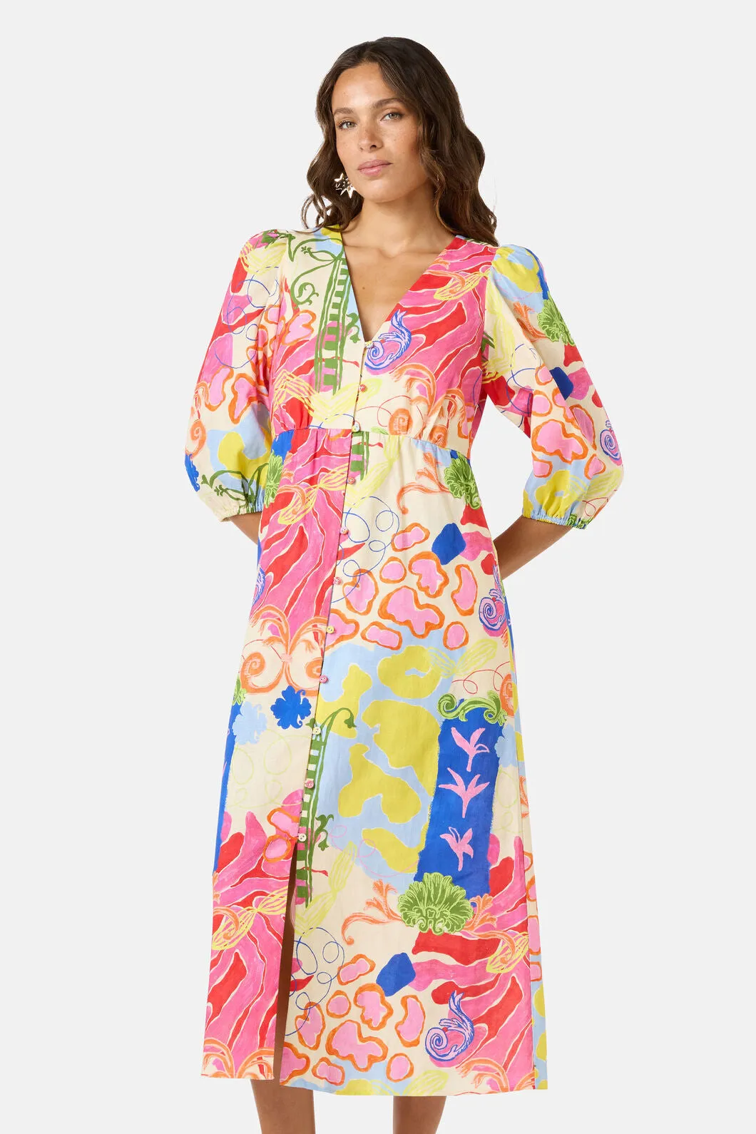 Fleur Tango Print Long Dress sold by gorman product image thumbnail 4