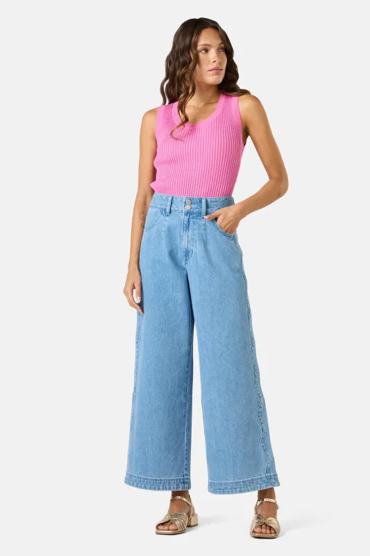 Mimi Denim Culotte sold by gorman