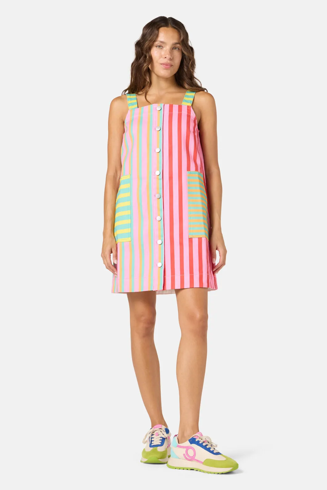 Stripe Lover Pinafore Dress sold by gorman product image thumbnail 2