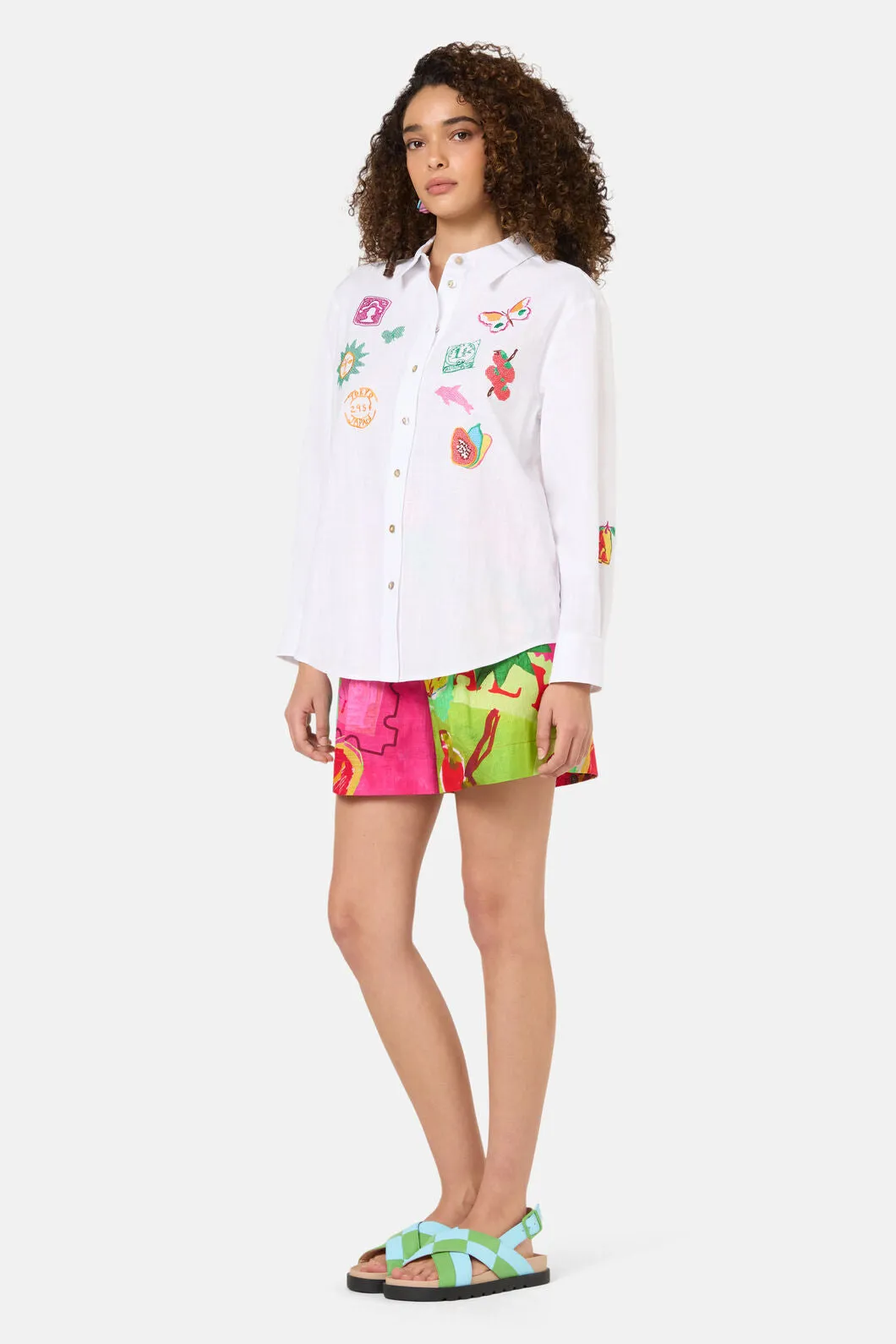 Pen Pals Embroidered Shirt sold by gorman product image thumbnail 3