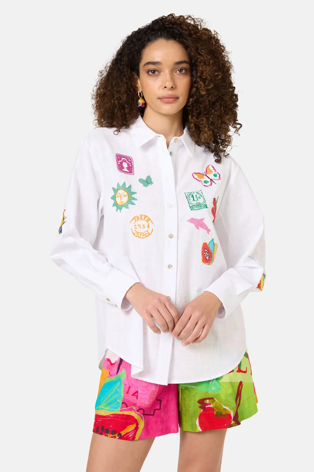 Pen Pals Embroidered Shirt sold by gorman