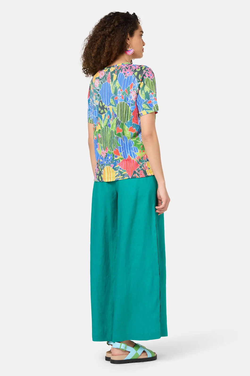 Flower Garden Hemp Tee sold by gorman product image thumbnail 4