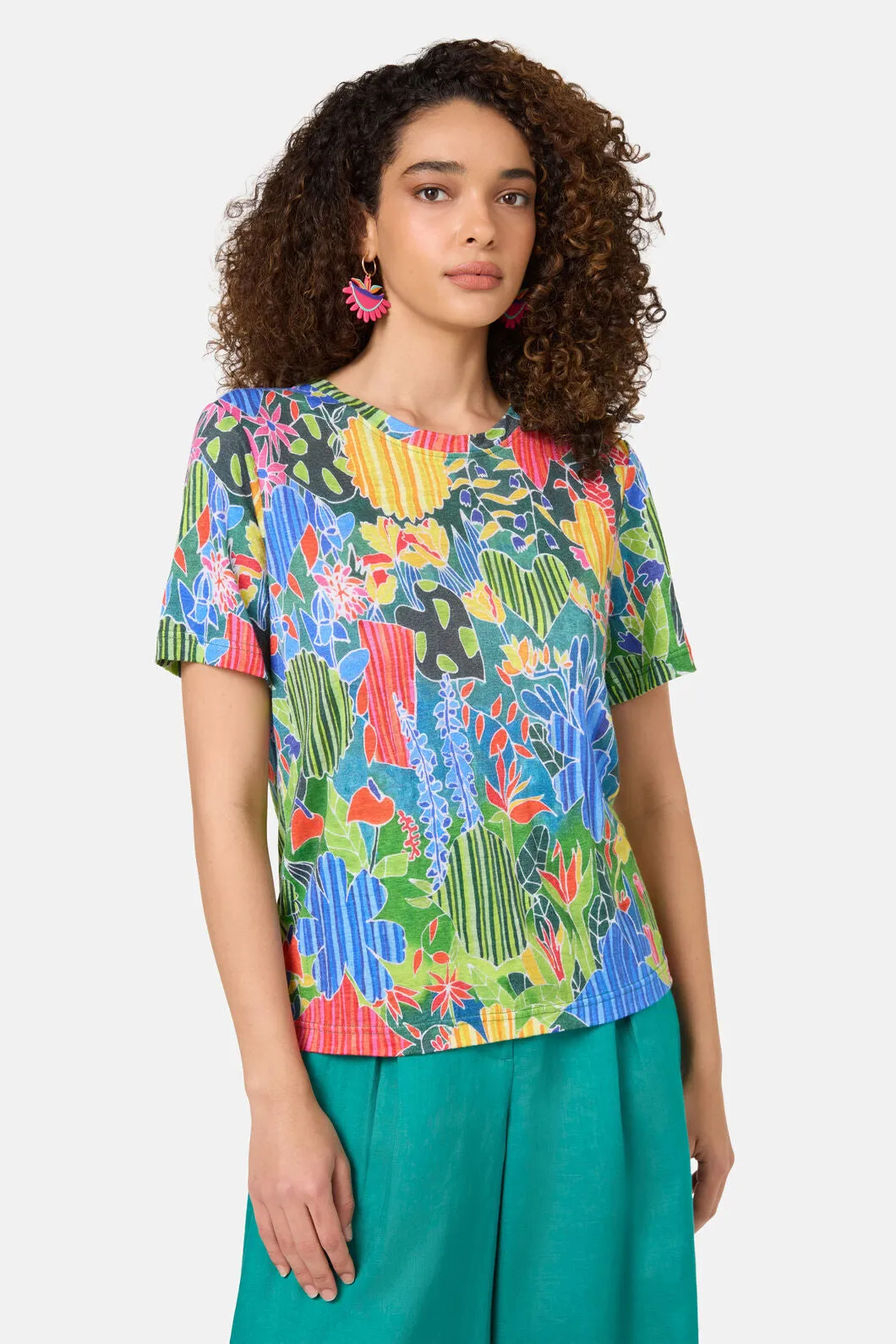 Flower Garden Hemp Tee sold by gorman