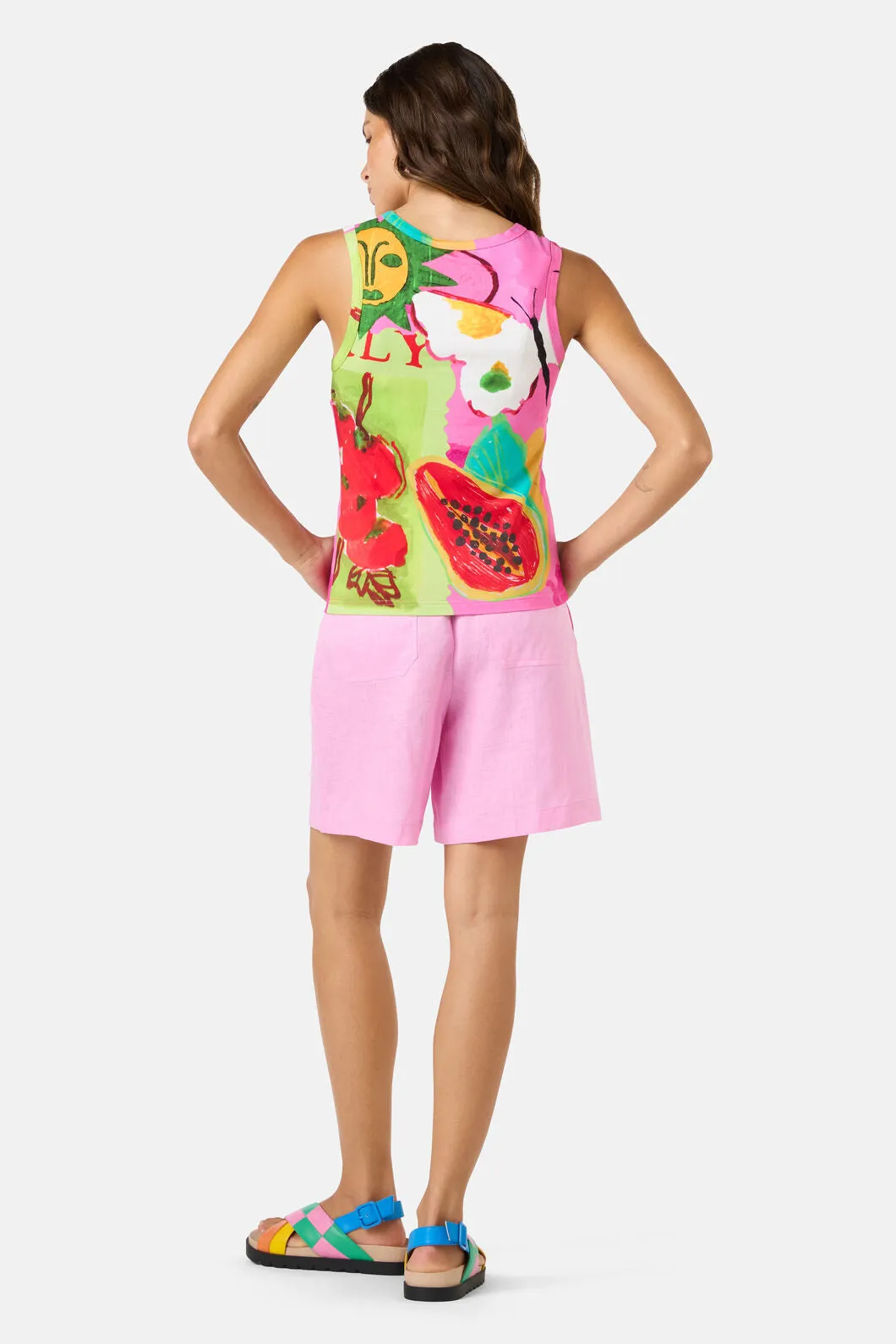 Pen Pals Printed Jersey Tank sold by gorman product image thumbnail 4