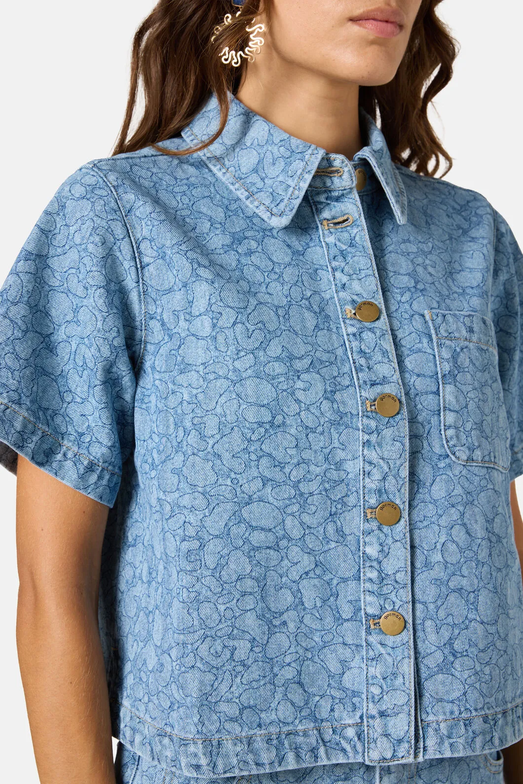 Sea Bubbles Denim Shirt sold by gorman product image thumbnail 5