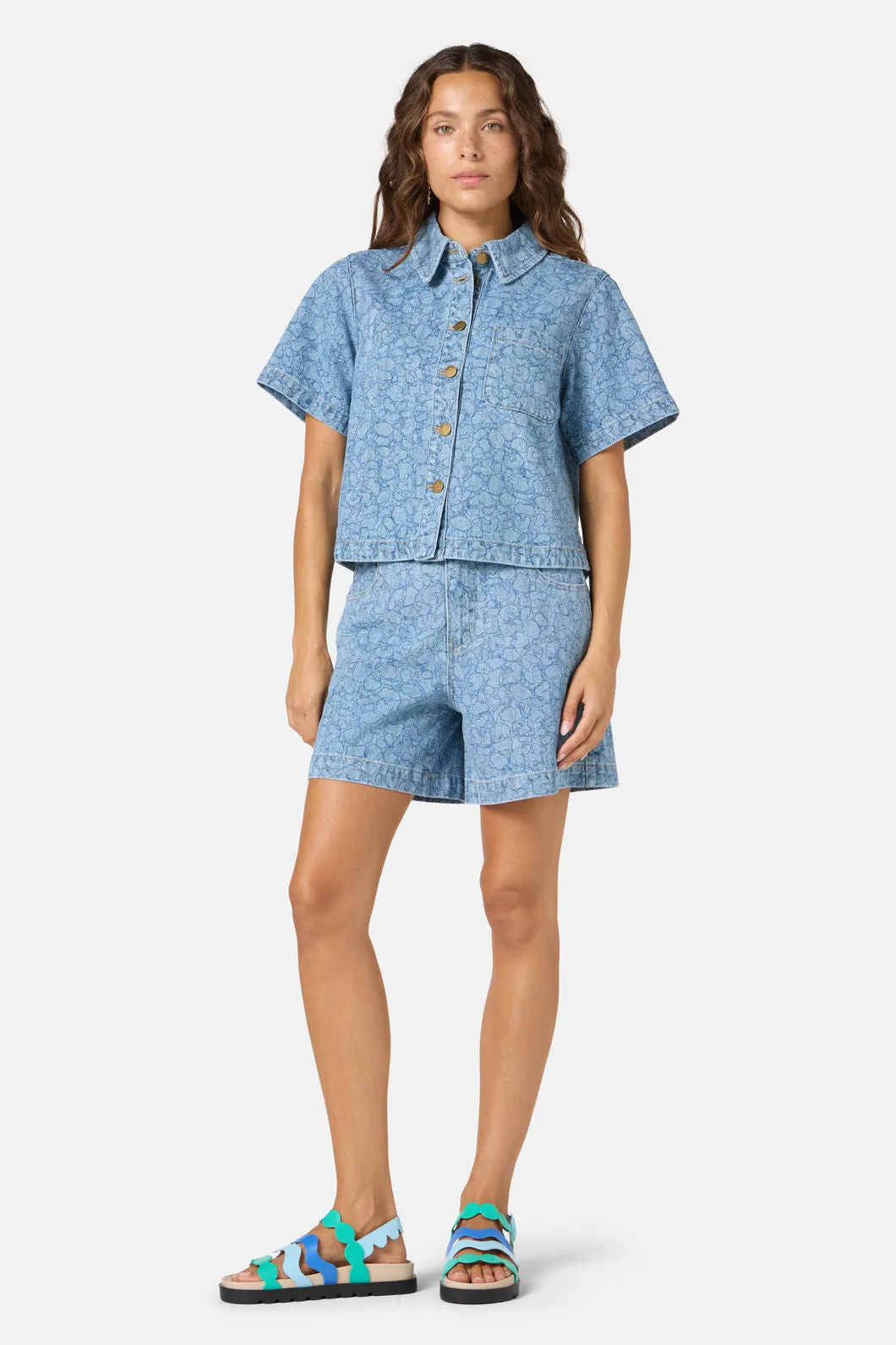 Sea Bubbles Denim Shirt sold by gorman product image thumbnail 2