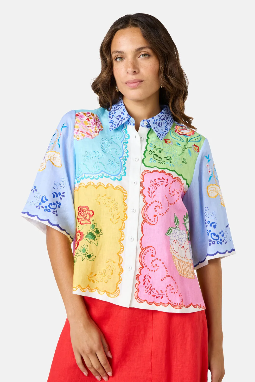 Short Stitch Patch Shirt sold by gorman