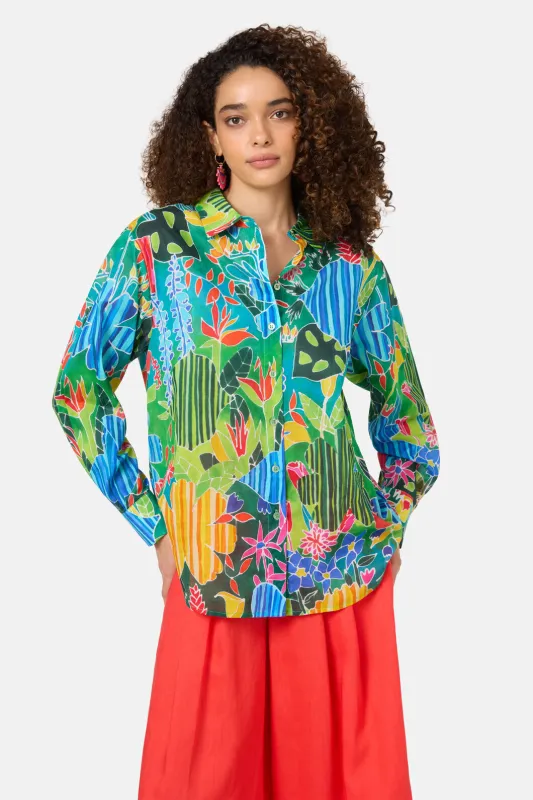 Flower Garden Print Shirt sold by gorman