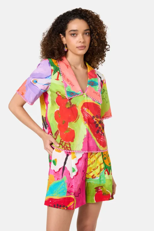 Pen Pals Printed Organic Shirt sold by gorman