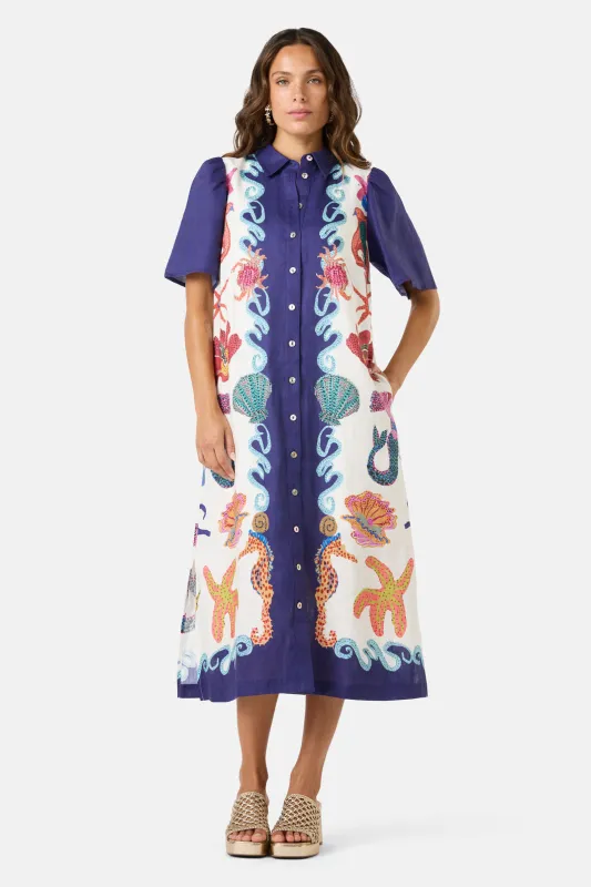 Mermaid Vacation Midi Dress sold by gorman