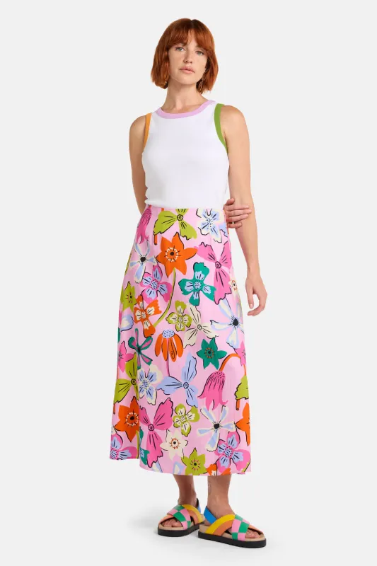 Smell The Flowers Midi Skirt sold by gorman