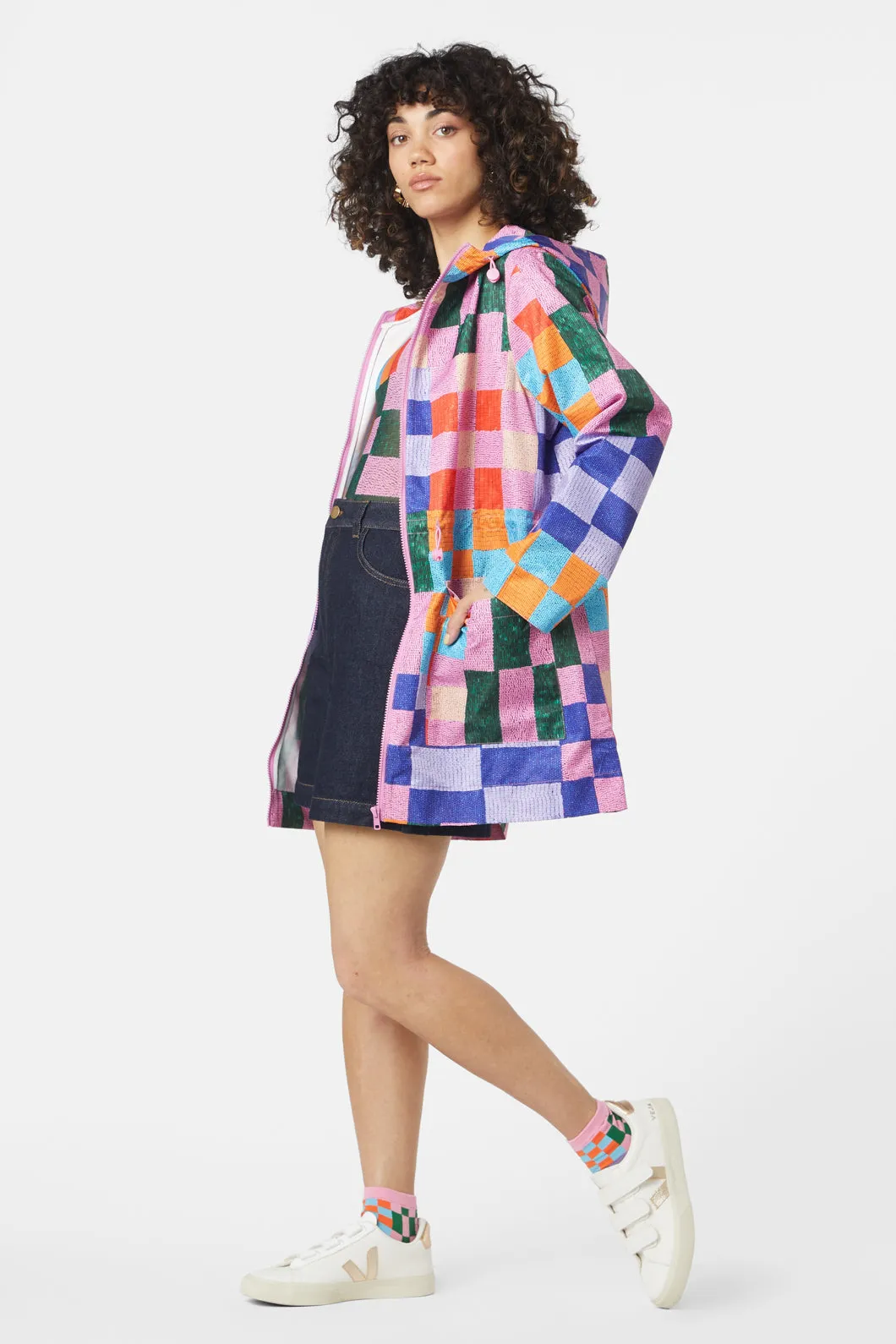 Beaded Check Raincoat sold by gorman product image thumbnail 2