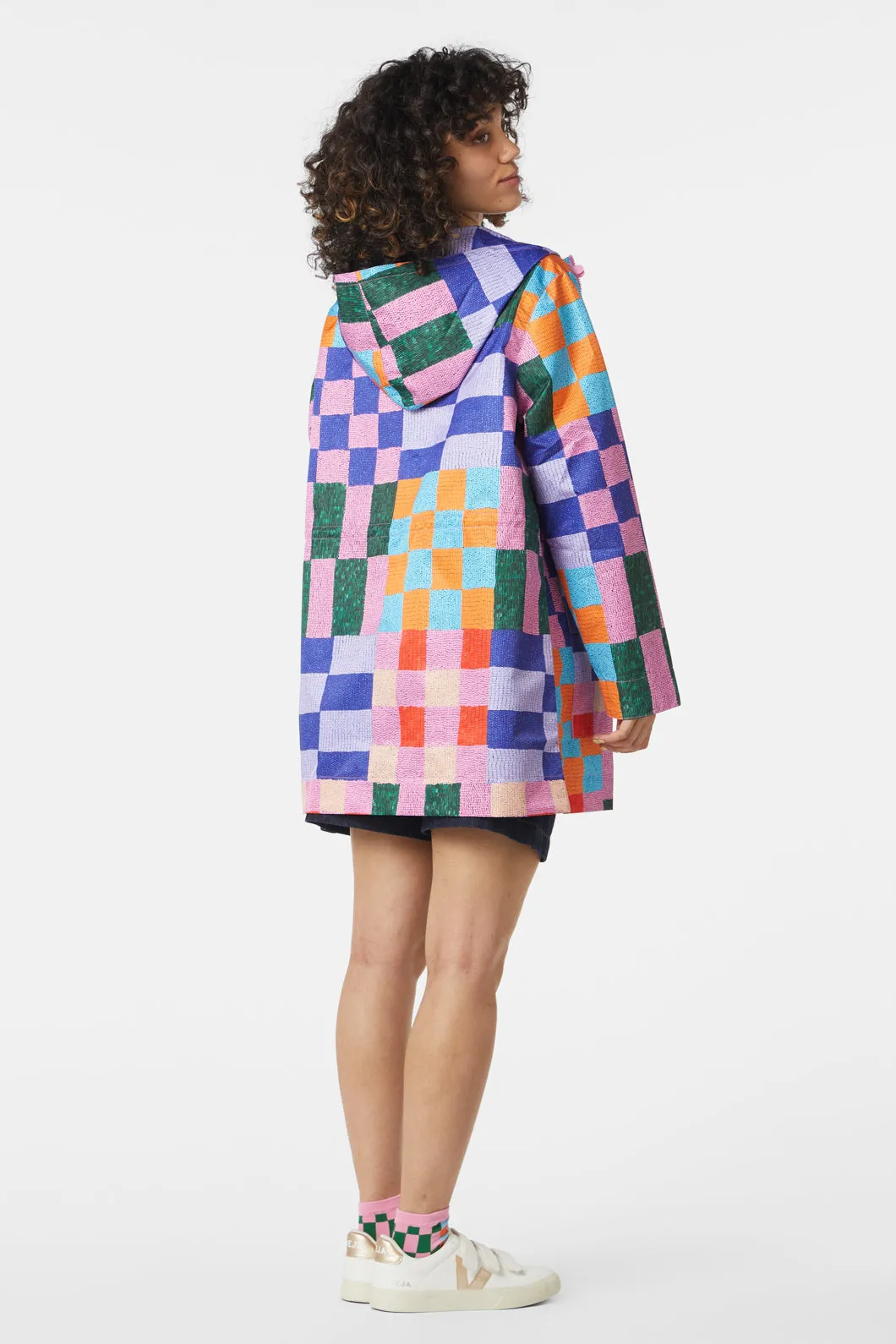 Beaded Check Raincoat sold by gorman product image thumbnail 3