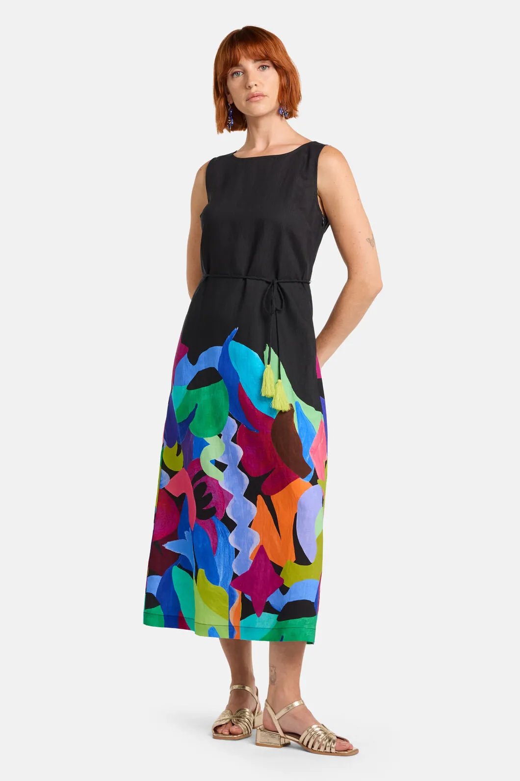 Tangled Tropic Placement Dress sold by gorman