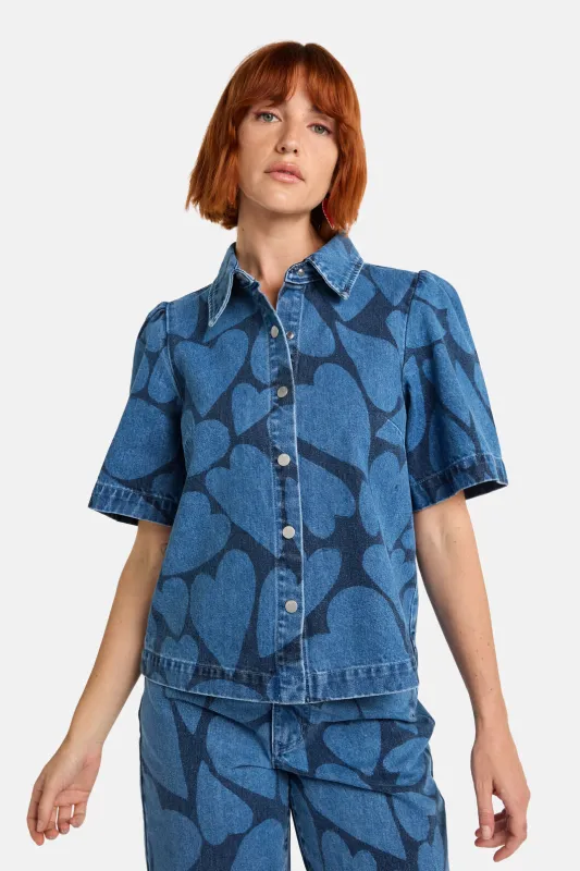 Heartbeat Denim Shirt sold by gorman