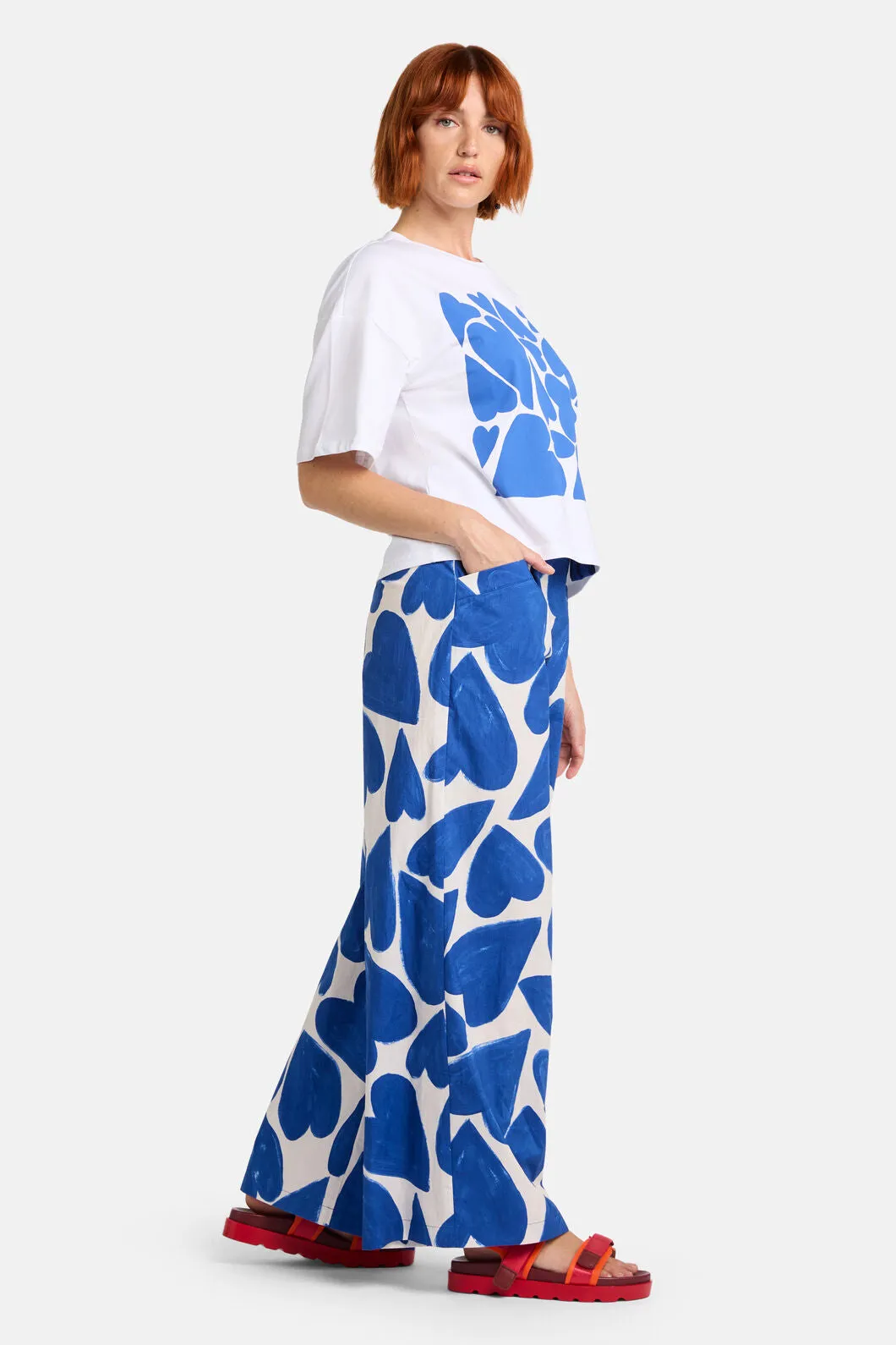 Heartbeat Placement Relaxed Tee sold by gorman product image thumbnail 3