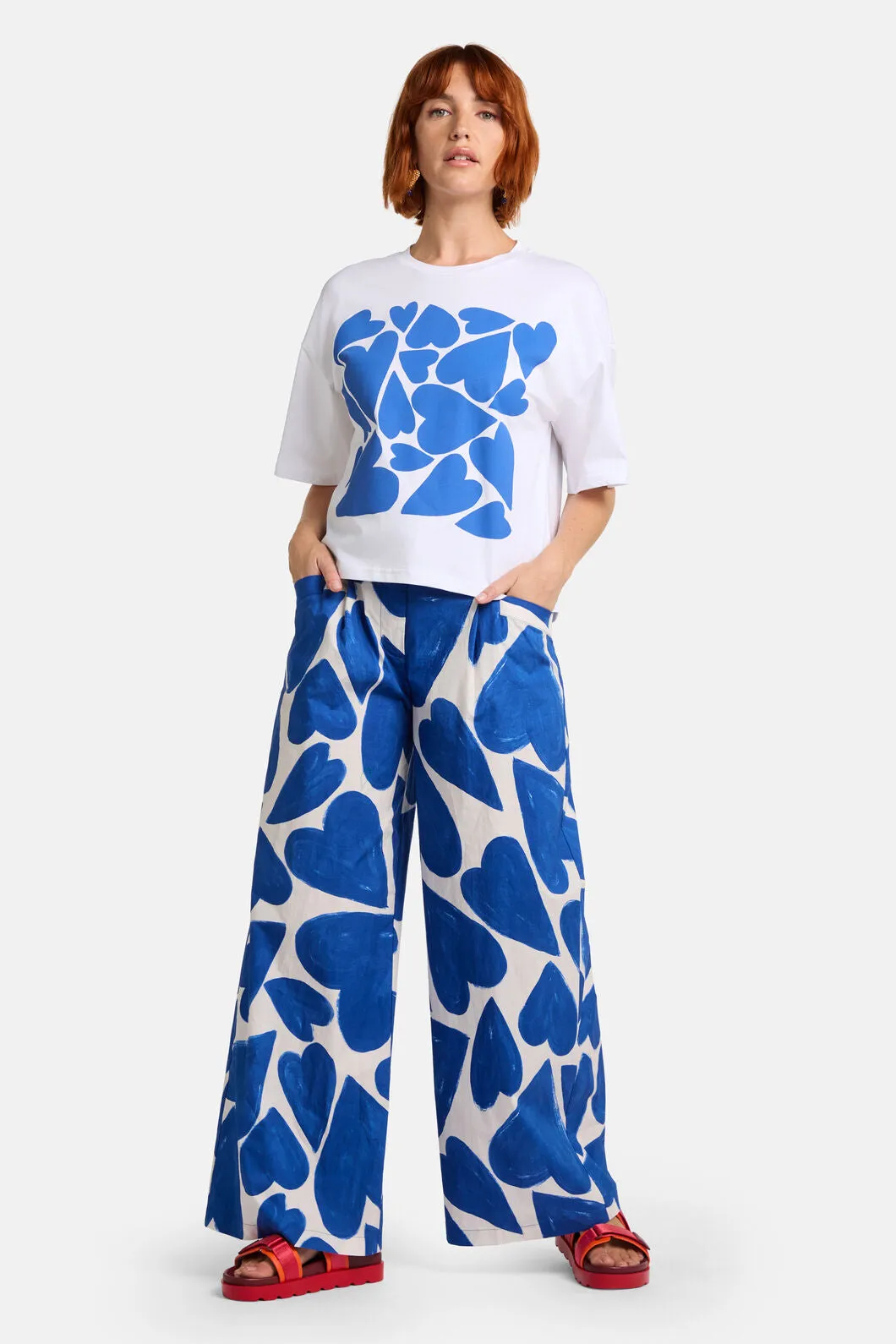 Heartbeat Placement Relaxed Tee sold by gorman product image thumbnail 2