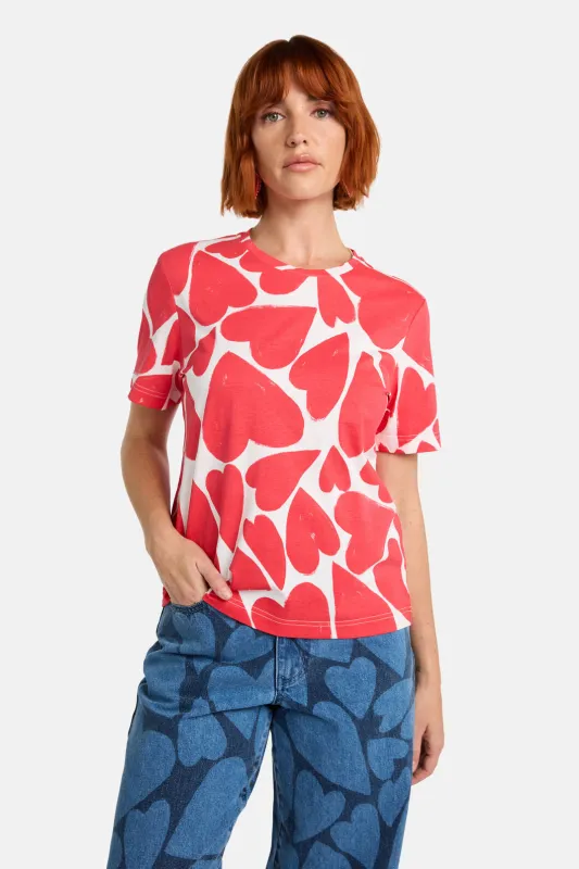 Heartbeat Print Classic Tee sold by gorman
