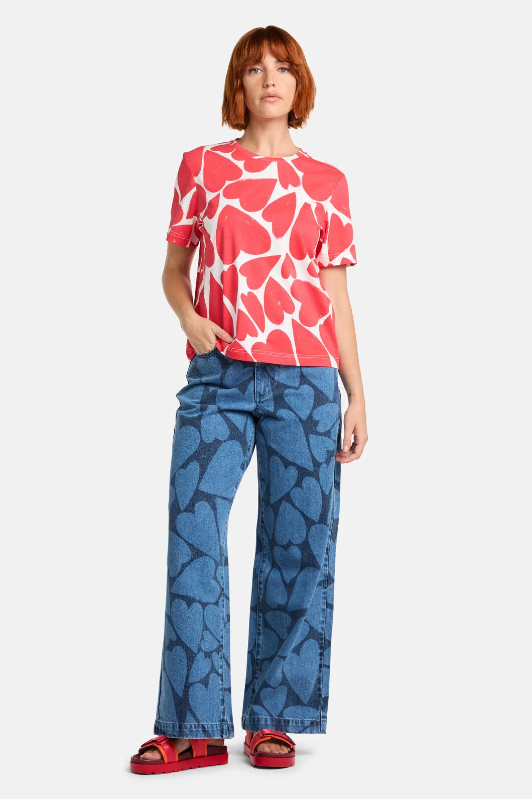 Heartbeat Print Classic Tee sold by gorman product image thumbnail 2