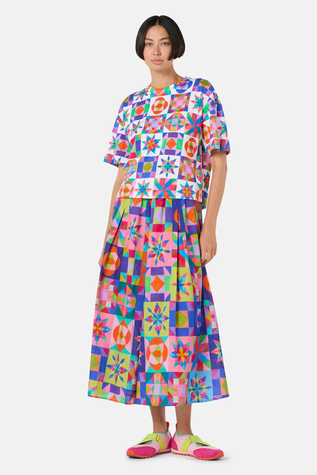 Pinwheel Cotton Relaxed Tee sold by gorman product image thumbnail 2