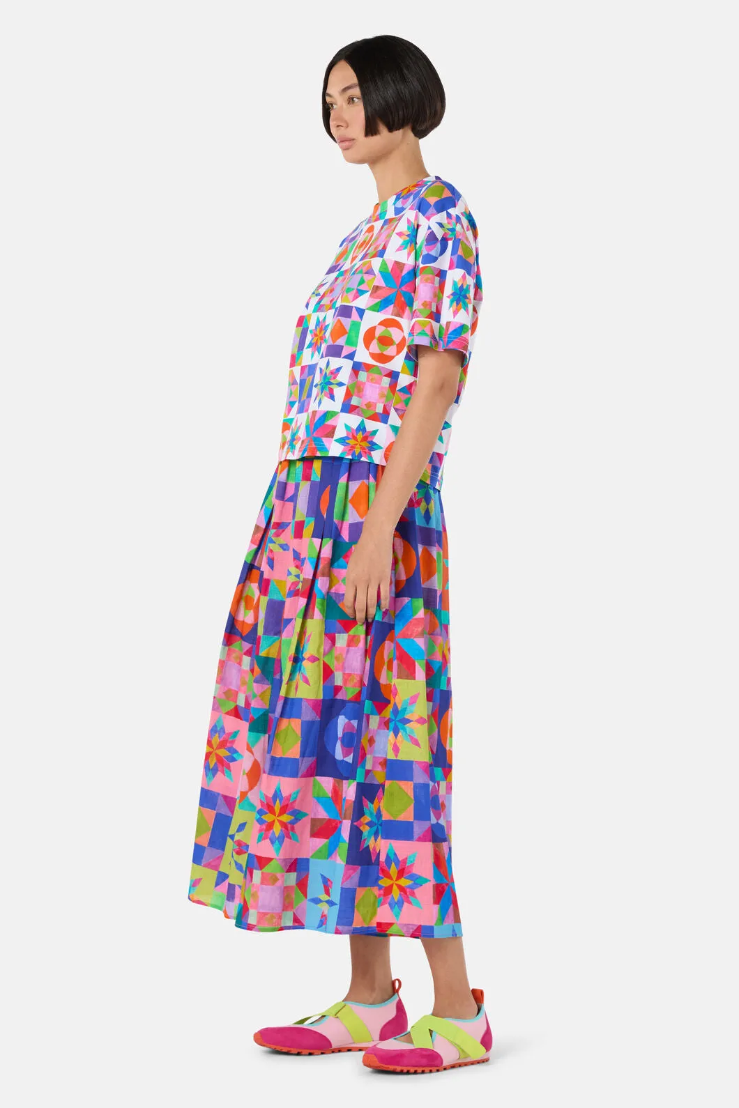 Pinwheel Cotton Relaxed Tee sold by gorman product image thumbnail 3