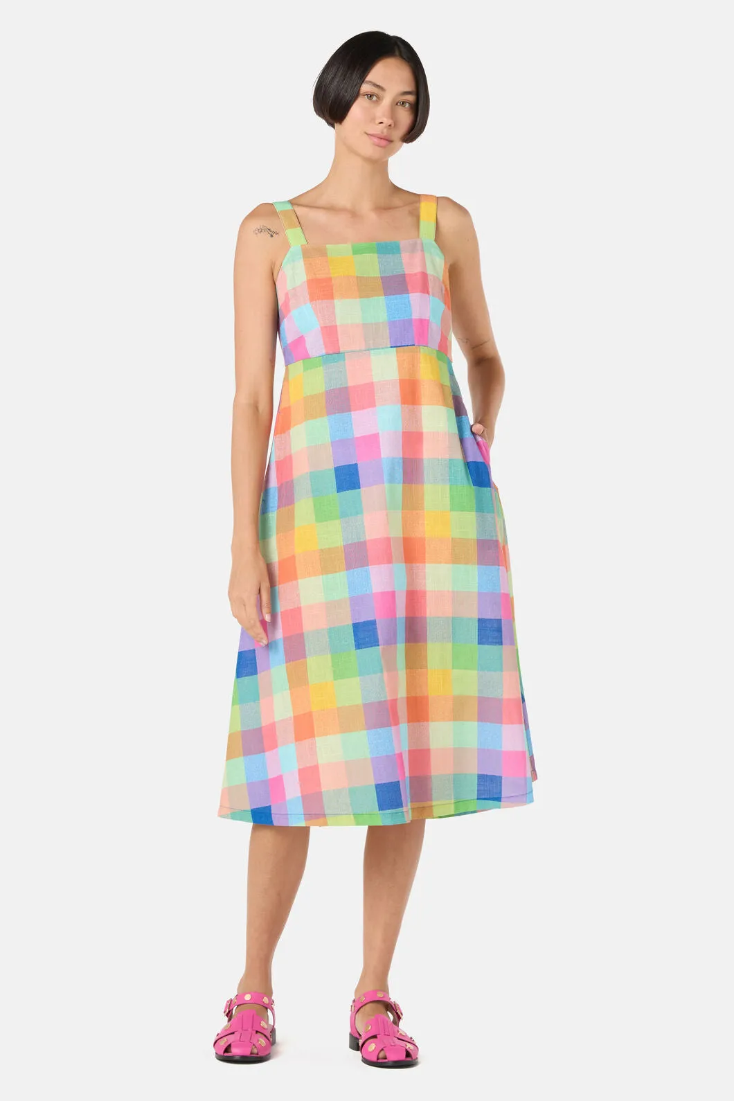 Little Checks Midi Dress sold by gorman