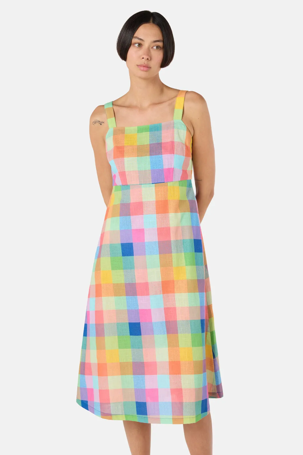Little Checks Midi Dress sold by gorman product image thumbnail 4
