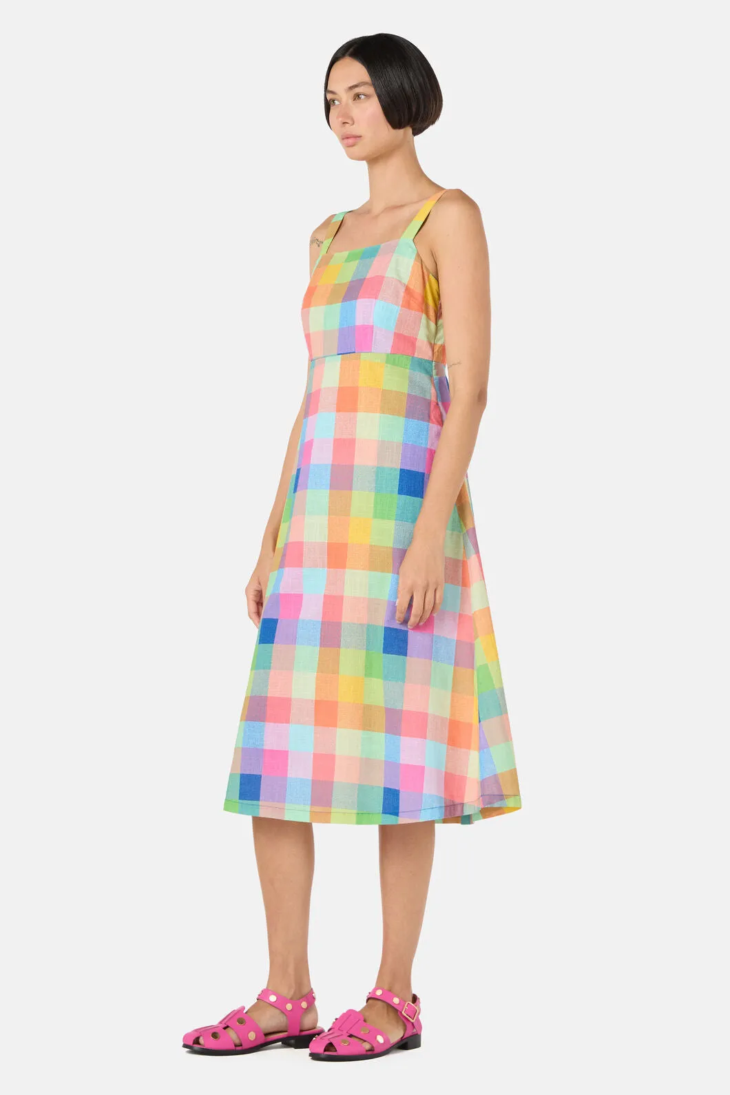 Little Checks Midi Dress sold by gorman product image thumbnail 2
