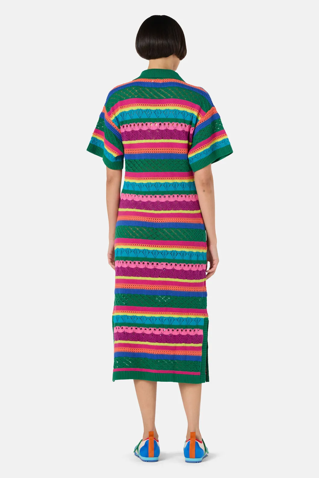 Stripetastic Cotton Knit Dress sold by gorman product image thumbnail 3