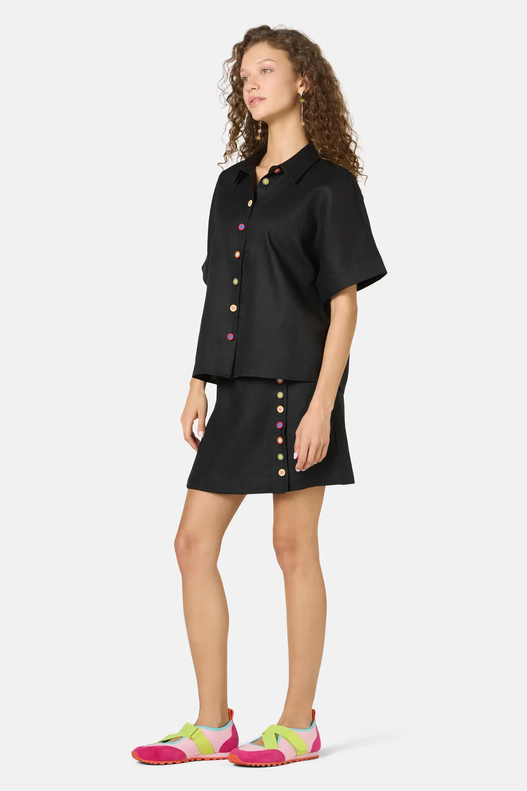 Benne Button Plain Shirt sold by gorman product image thumbnail 3
