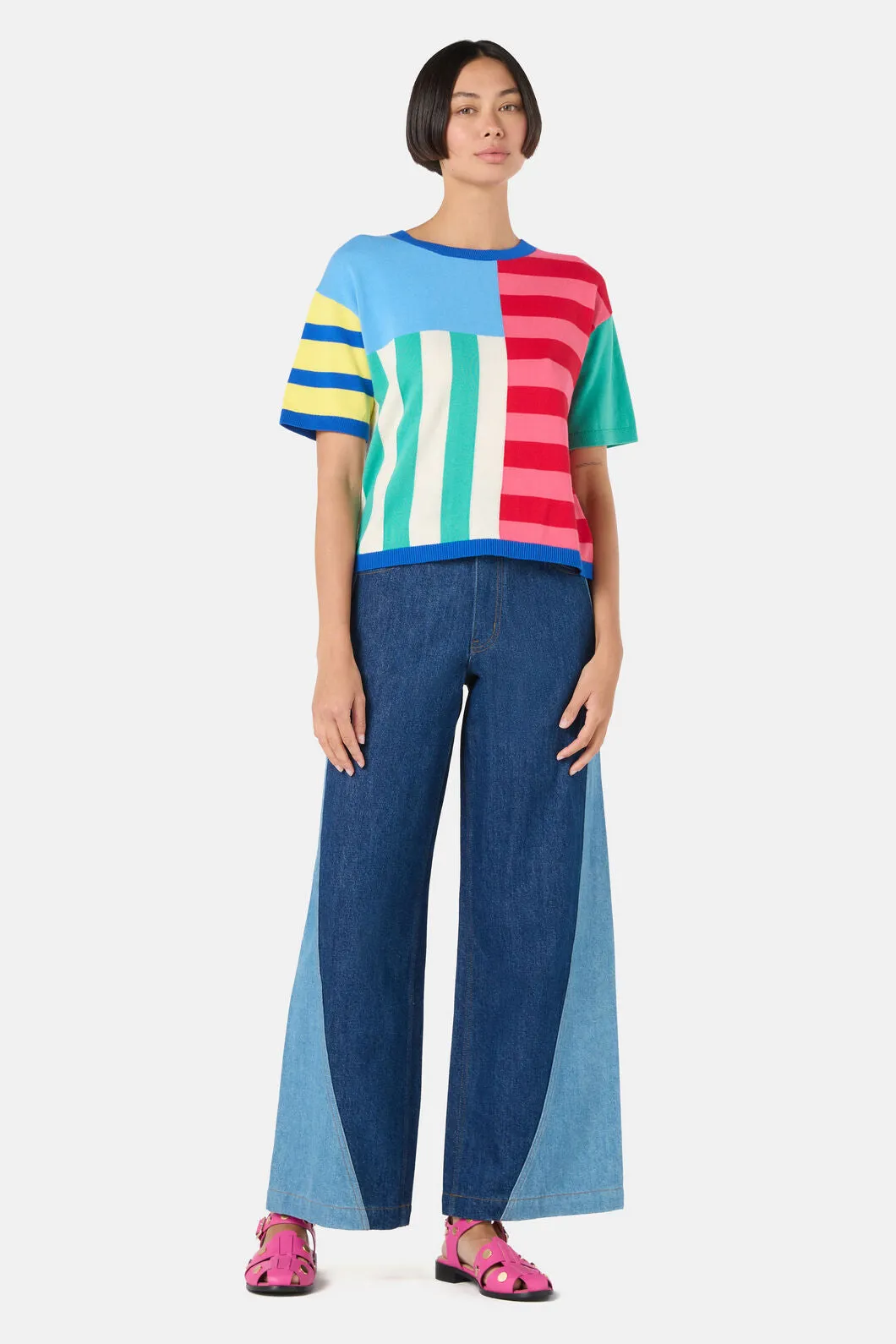Abstract Line Block Top sold by gorman product image thumbnail 2