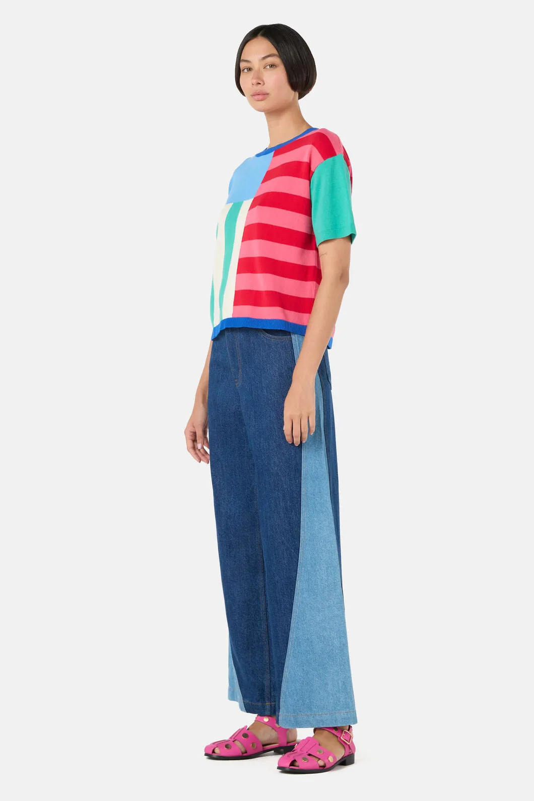 Abstract Line Block Top sold by gorman product image thumbnail 3