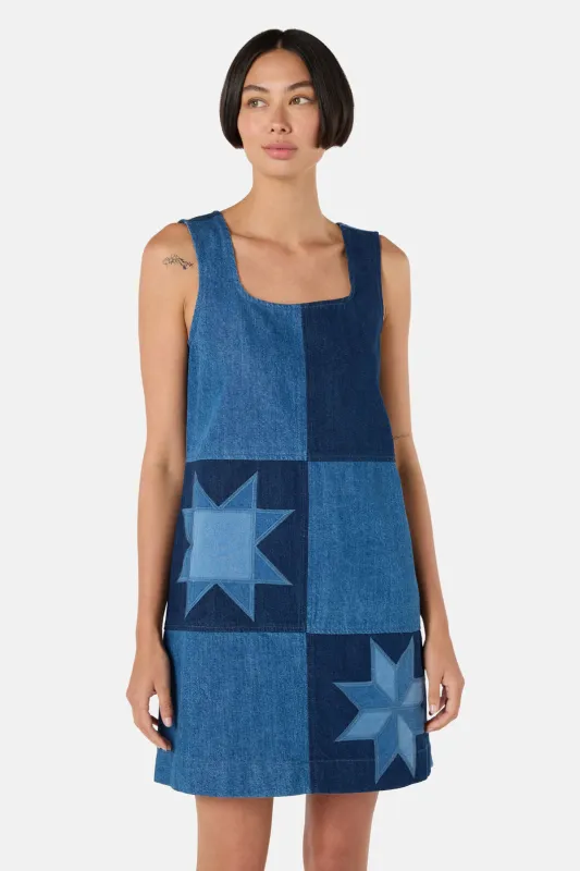 Pinwheel Denim Dress sold by gorman