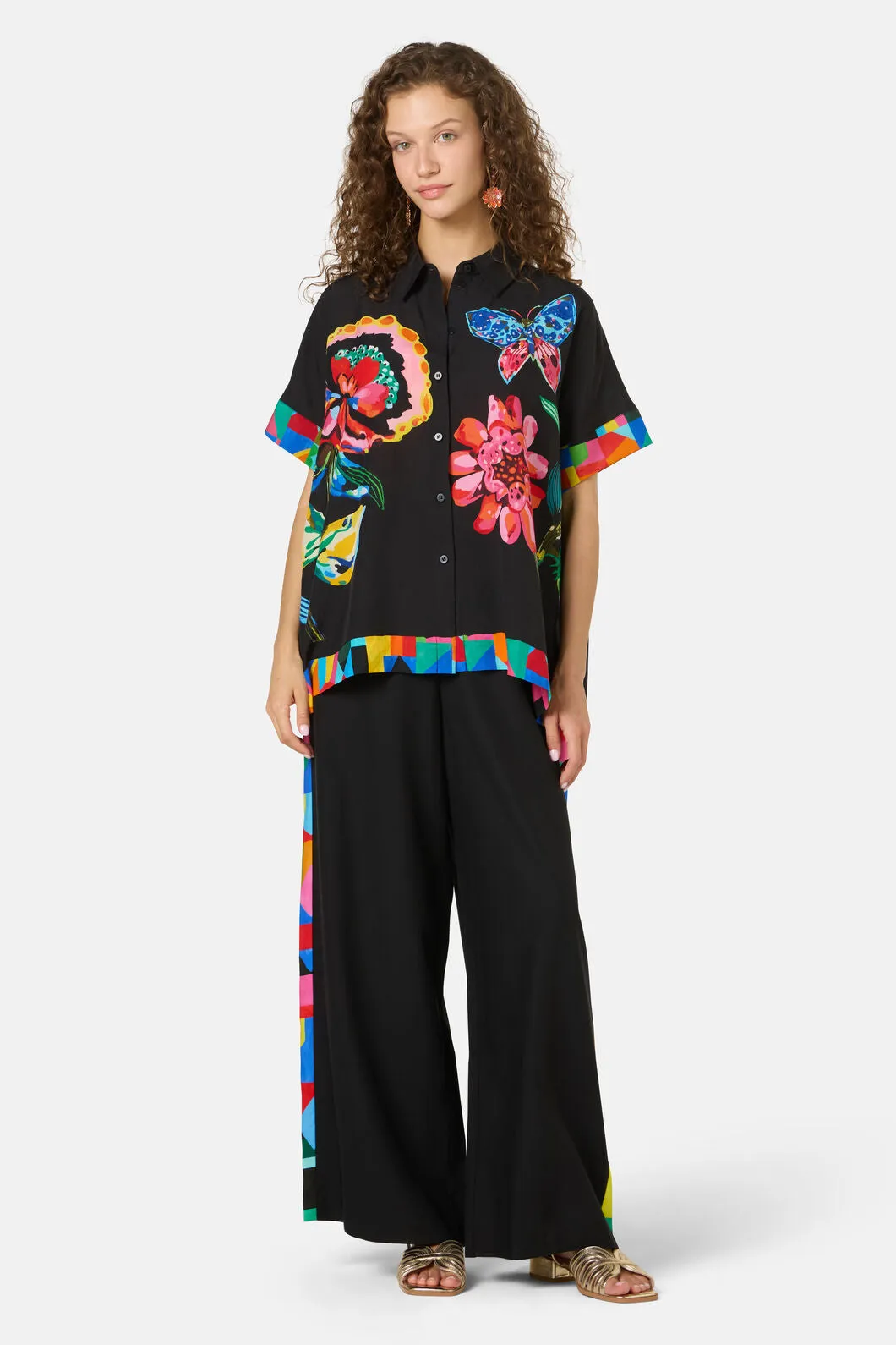 Floral Symphony Scarf Shirt sold by gorman product image thumbnail 3