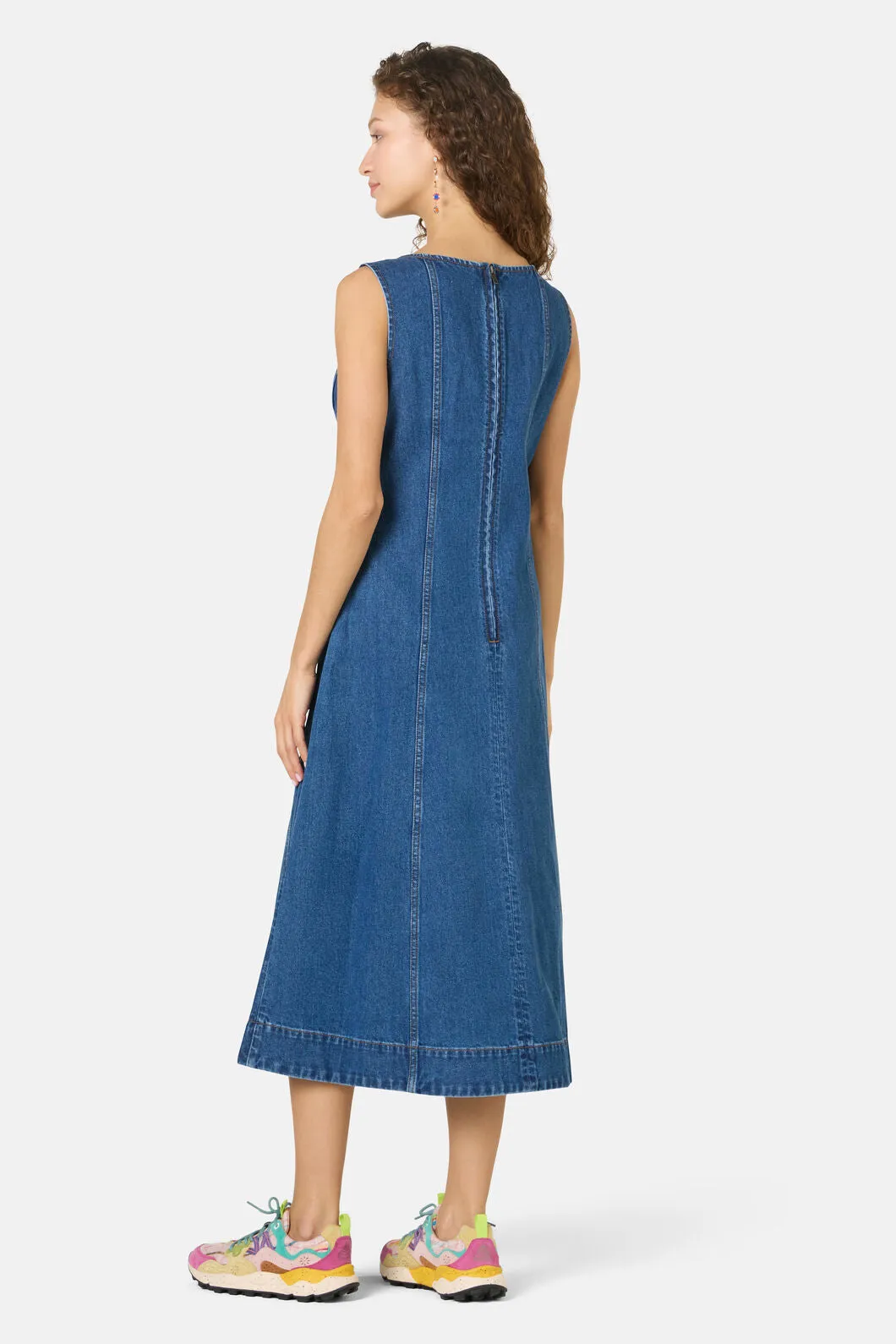 Forget Me Not Denim Midi Dress sold by gorman product image thumbnail 3