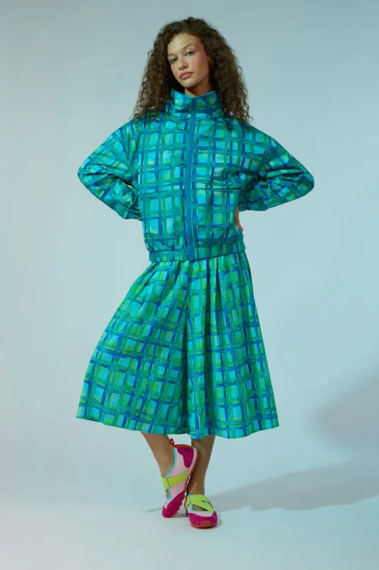 Montage Print Water proof Jacket made by gorman