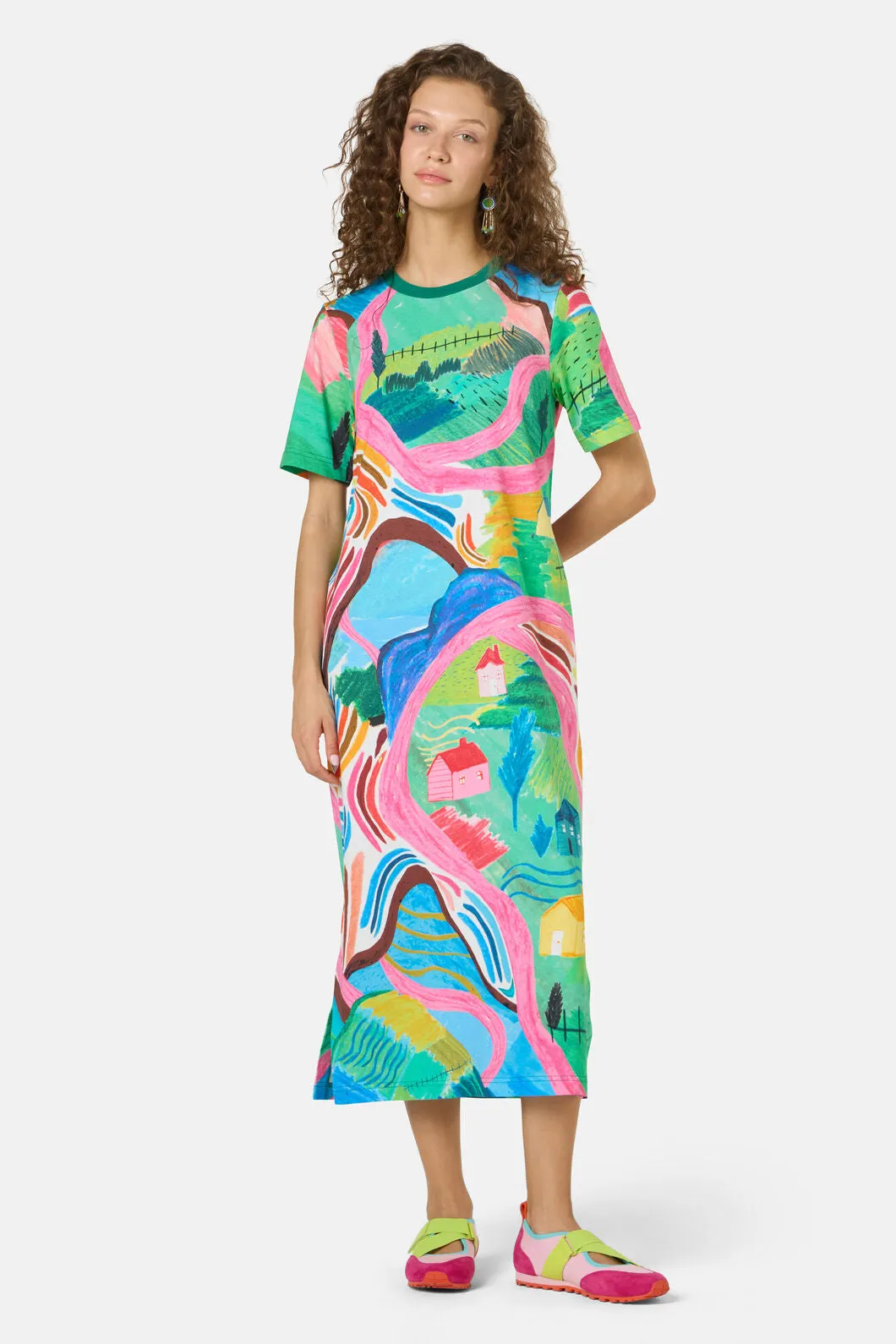 Mountain Magic Jersey Dress sold by gorman