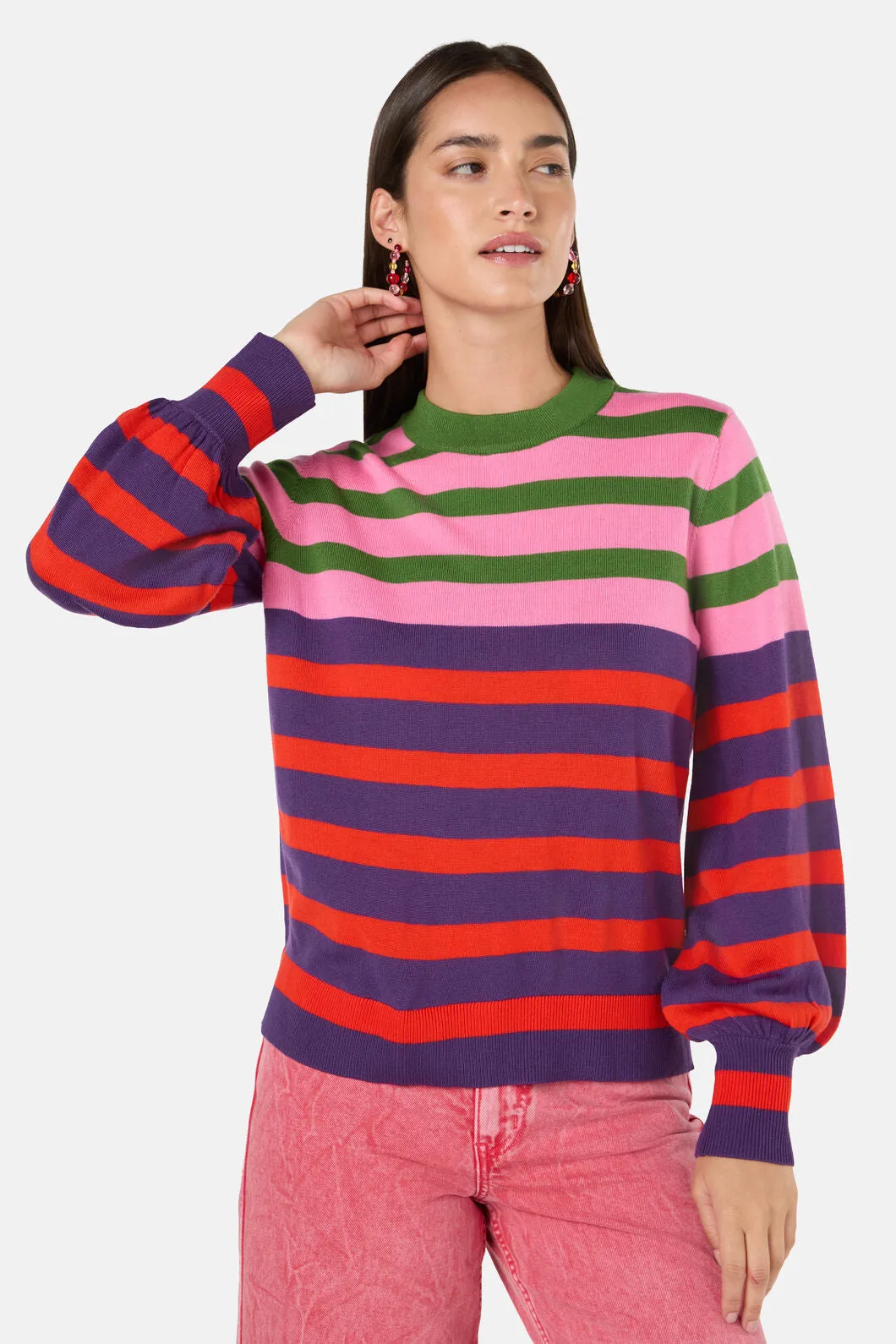 Garden Bed Stripe Jumper sold by gorman
