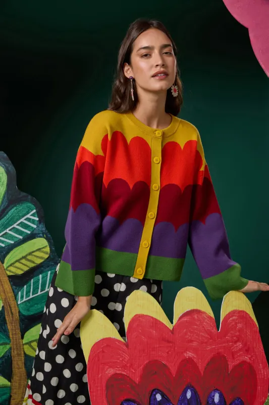 Blooming Bird Cardigan made by gorman