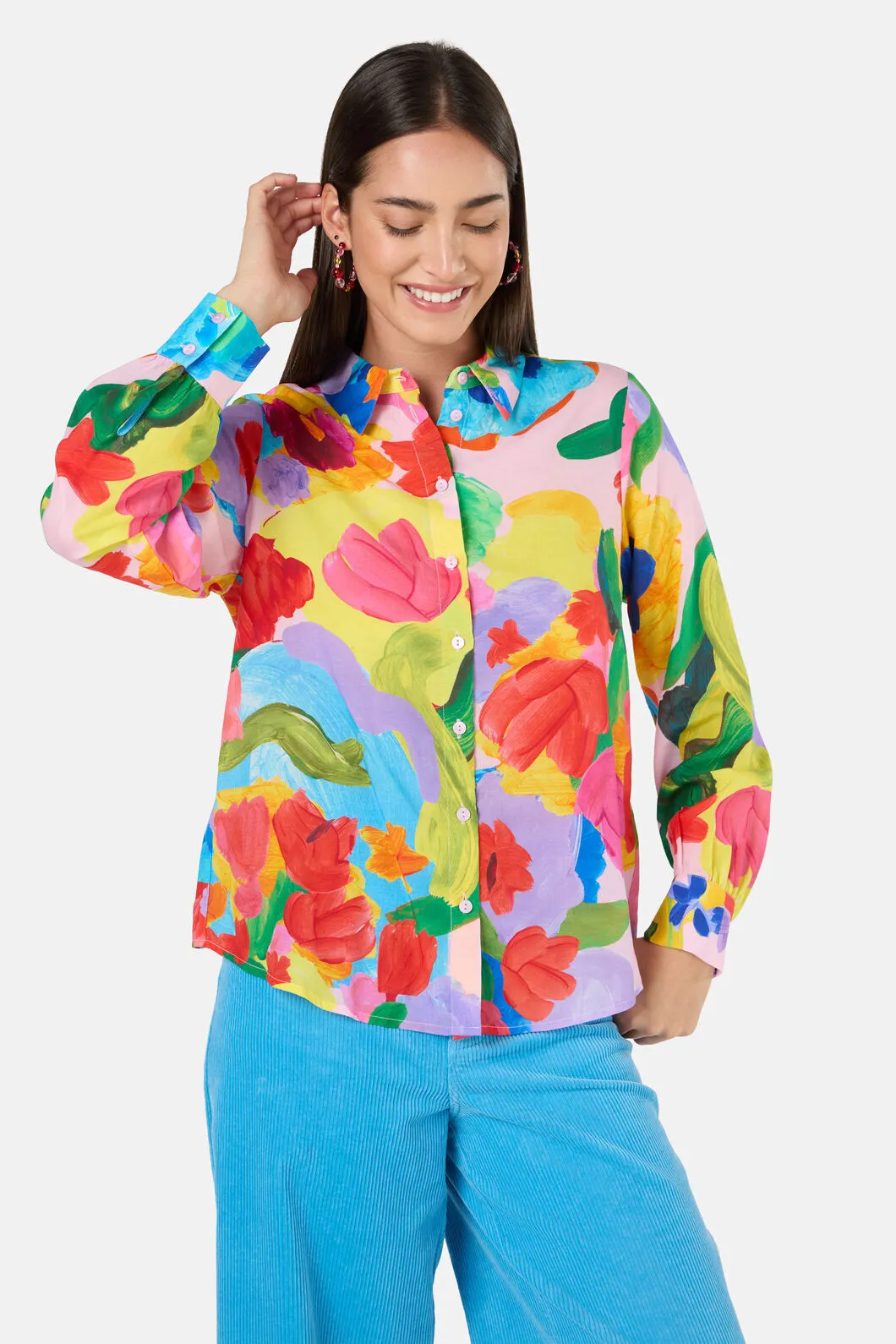 Expressionist Print Shirt sold by gorman product image thumbnail 3
