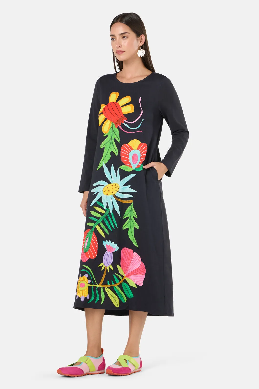 Whimsical Blooms Jersey Dress sold by gorman product image thumbnail 3
