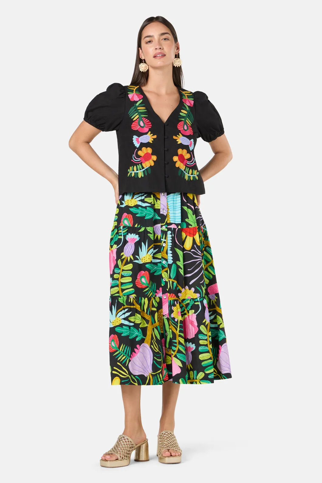 Whimsical Embroidered Top sold by gorman product image thumbnail 2